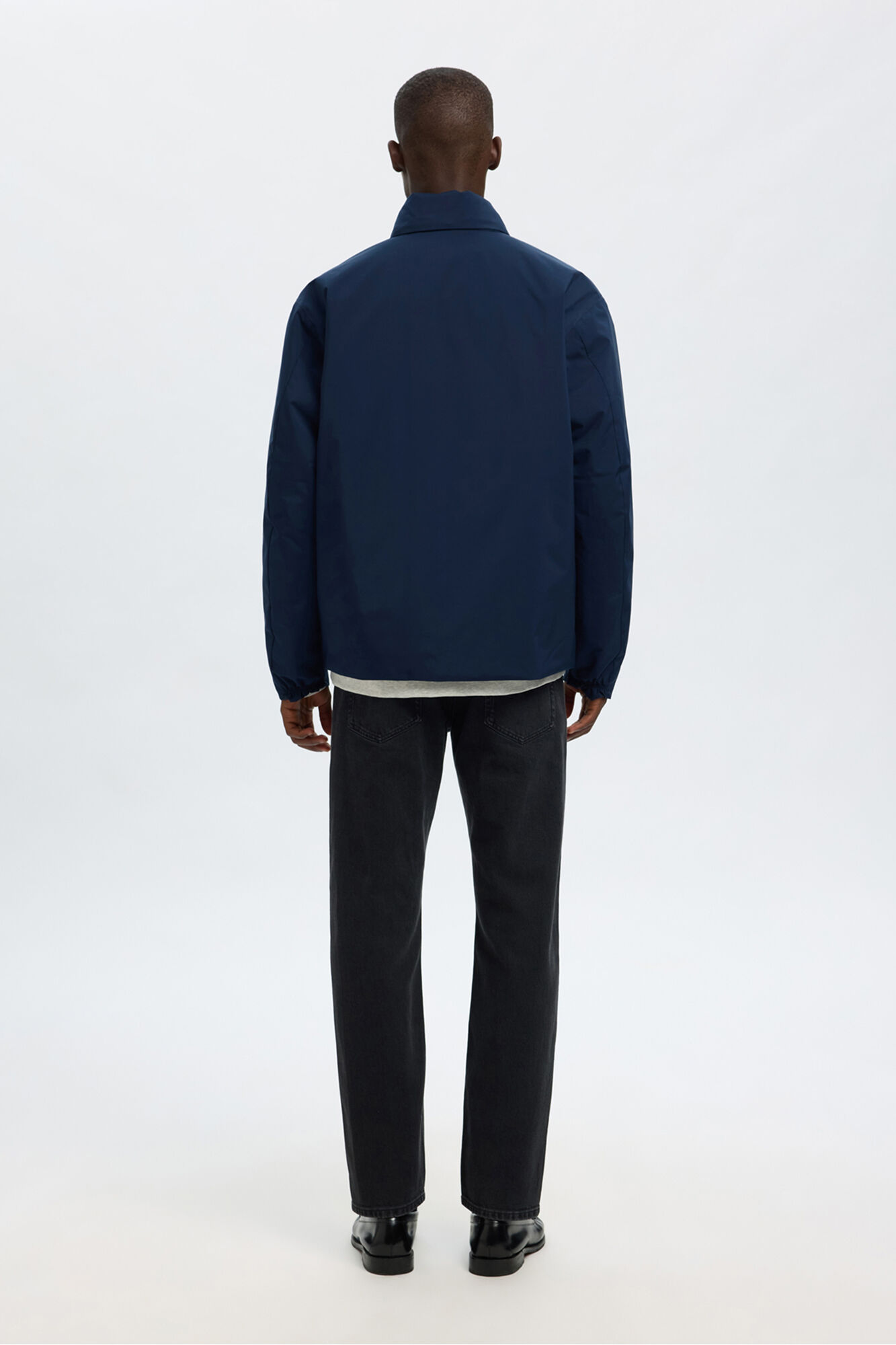 Selected Blus&atilde;o t&eacute;cnica resistente &agrave; &aacute;gua  Azul