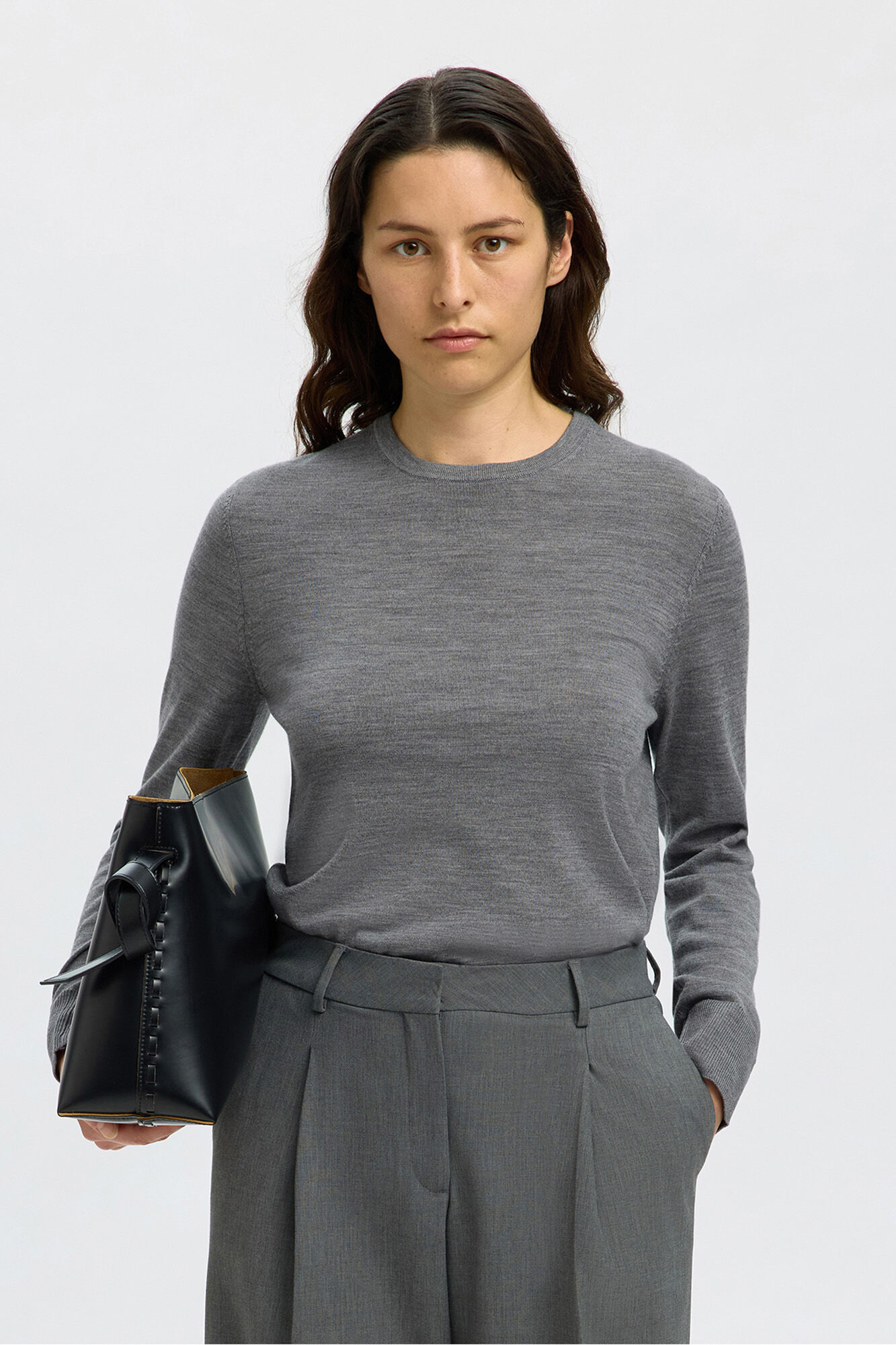 Selected Camisola 100% l&atilde; merino.