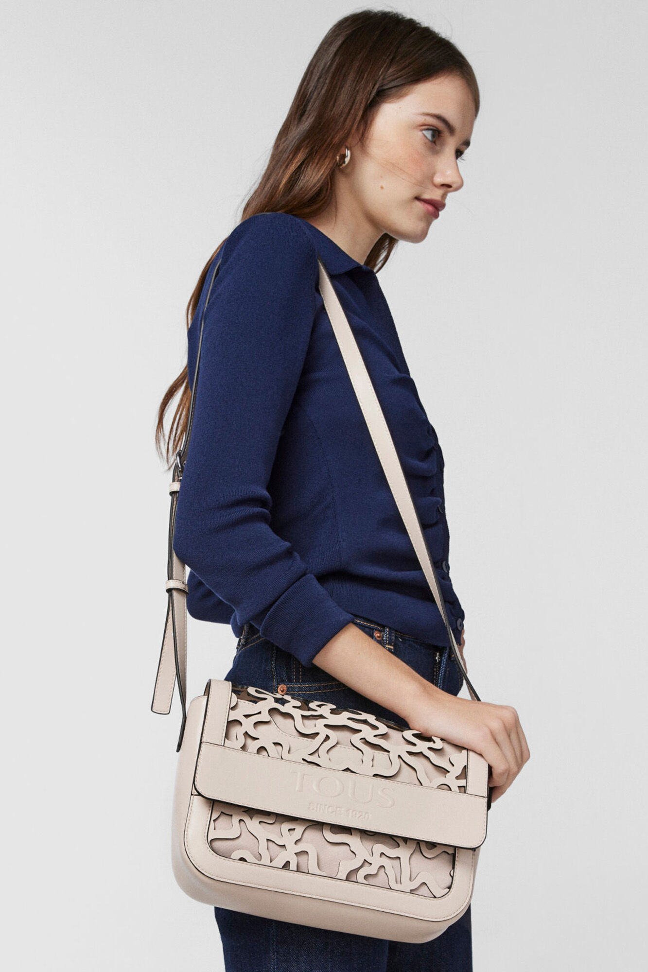 Tous Bandolera beige Amaya Kaos Shock Beige