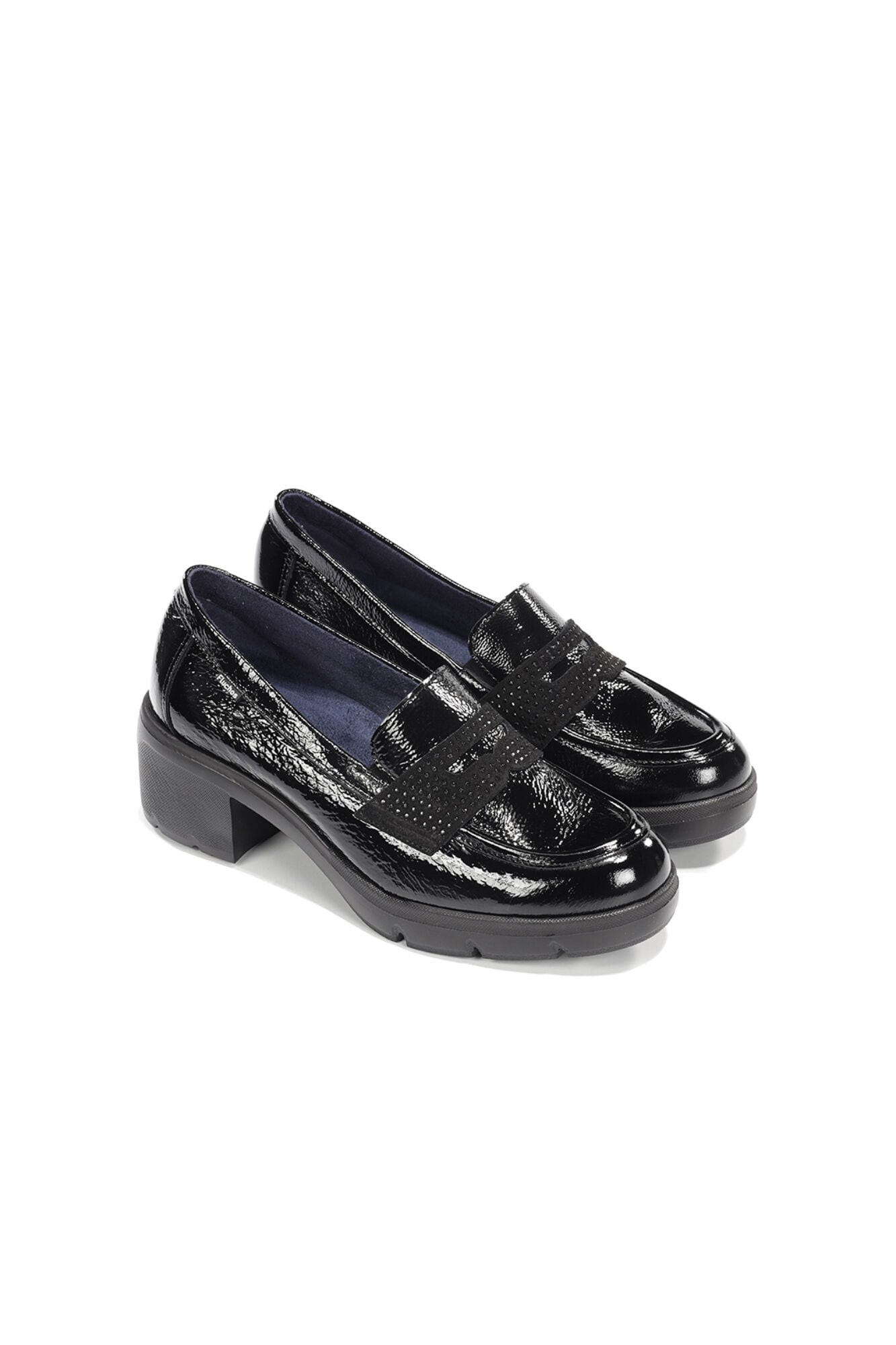 Fluchos Mocassim Fugaz mulher Preto