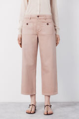 Cortefiel Navy pocket jeans Pink