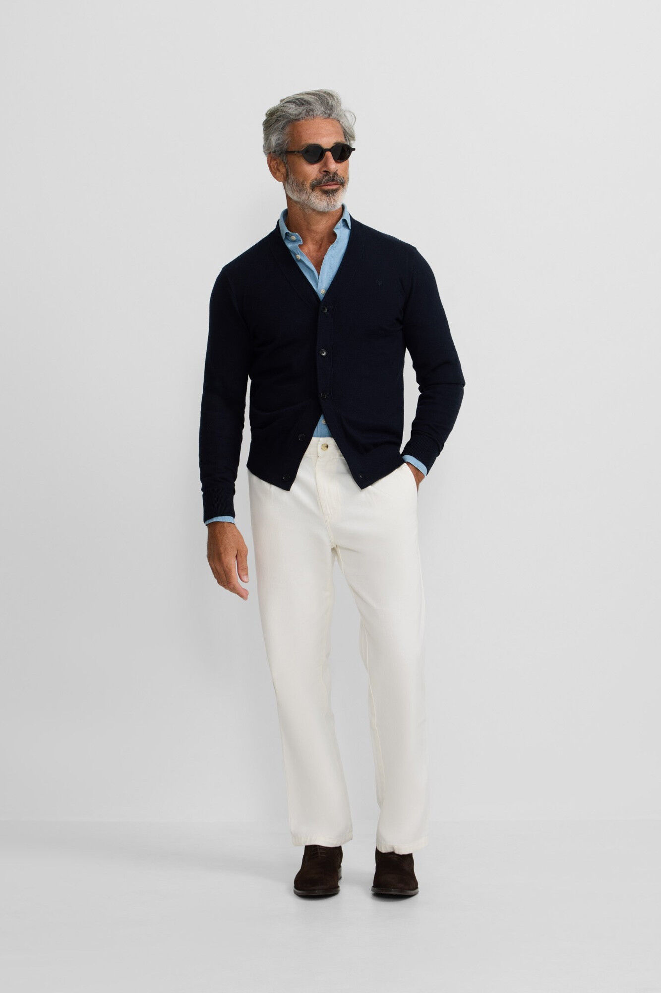 Silbon Casaco de malha cl&aacute;ssico