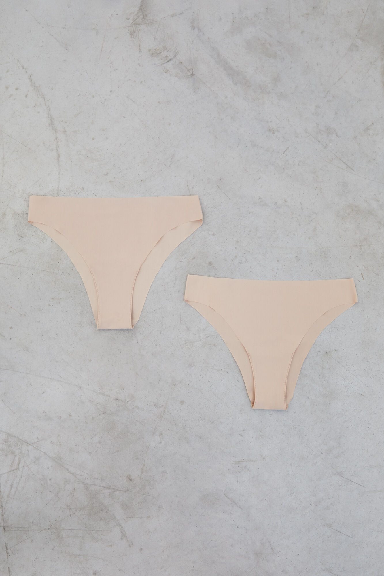 Dash and Stars 2-pack nude Brazilian panties nude