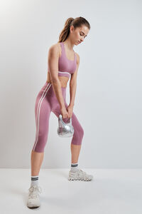 Dash and Stars Leggings COMPRESSIVE pirata rosa