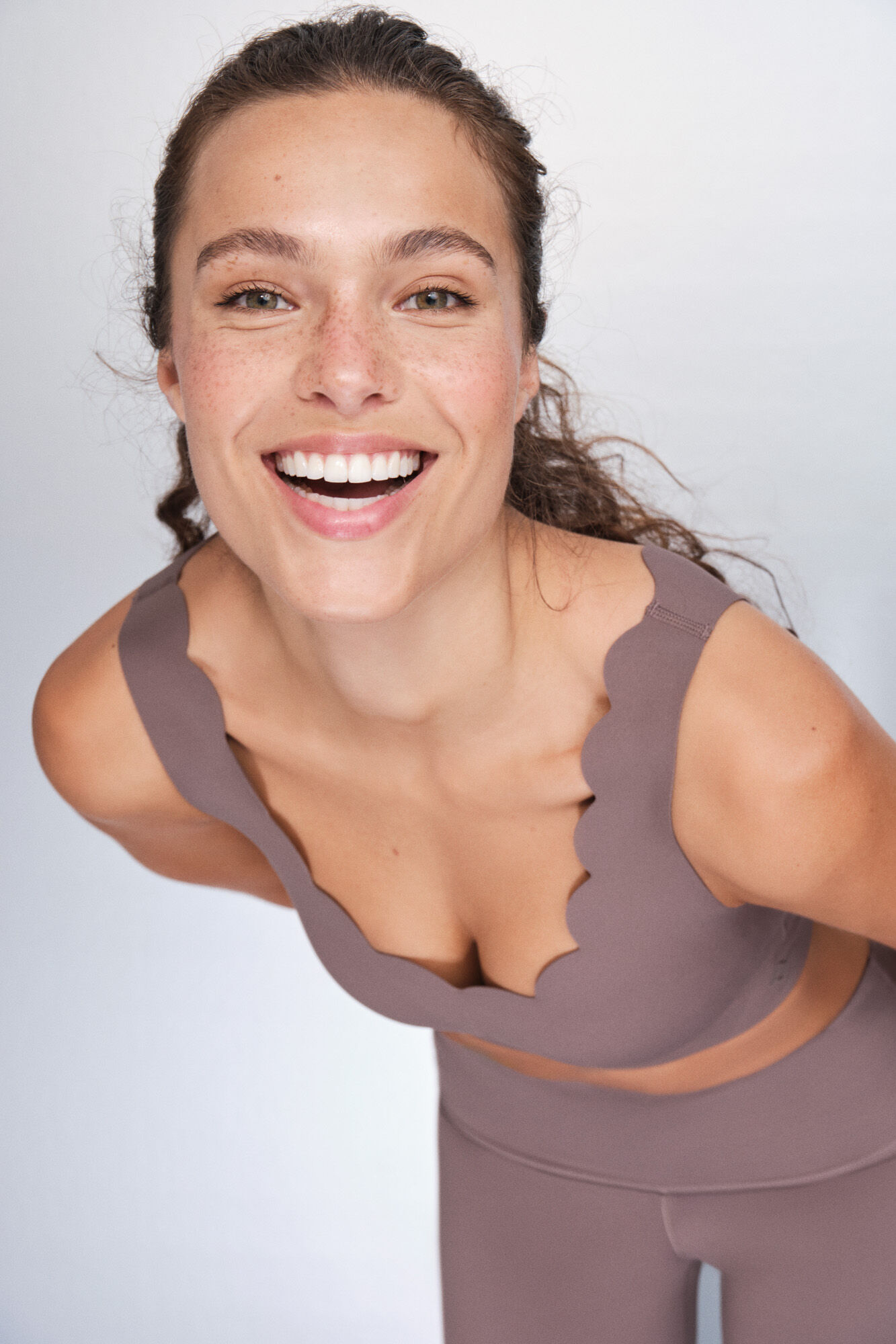 Dash and Stars Sujetador deportivo COMPRESSIVE marr&oacute;n