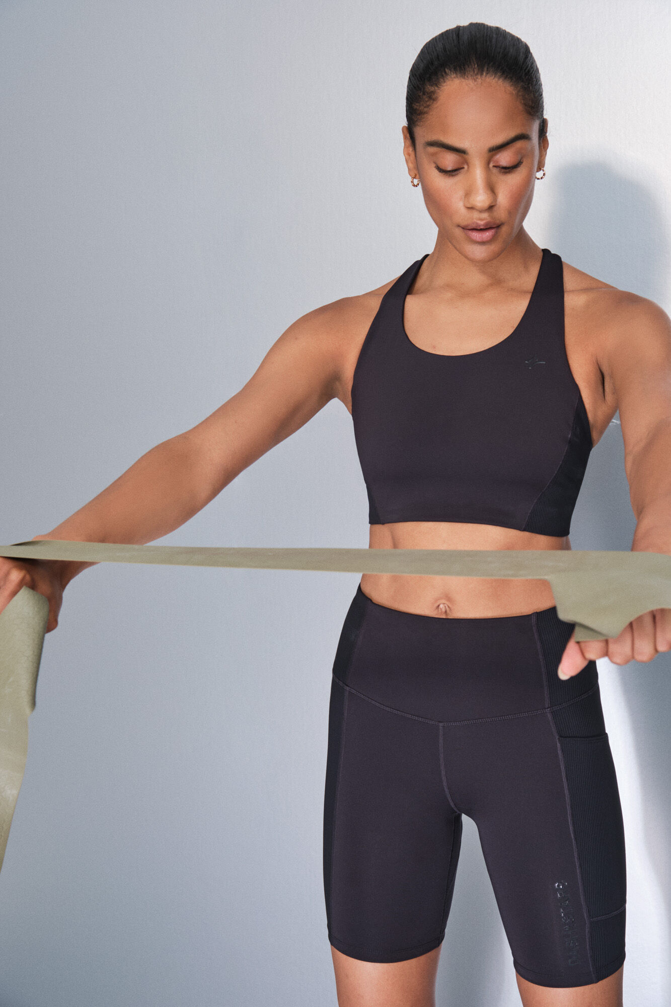 Dash and Stars Leggings 4D STRETCH ciclista negro negro