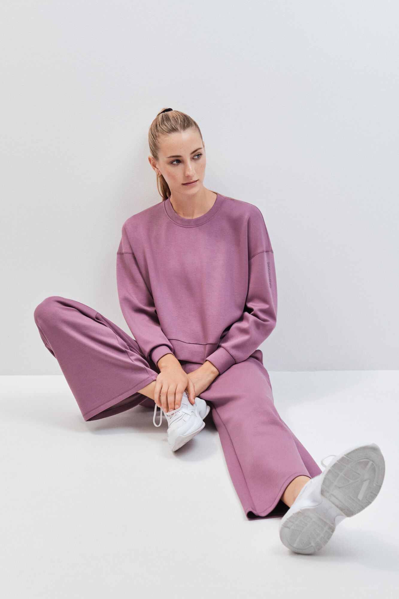 Dash and Stars Sudadera college modal granate