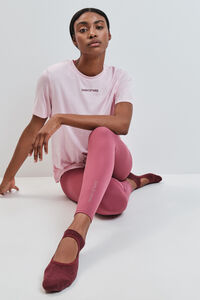 Dash and Stars Camiseta manga corta modal rosa