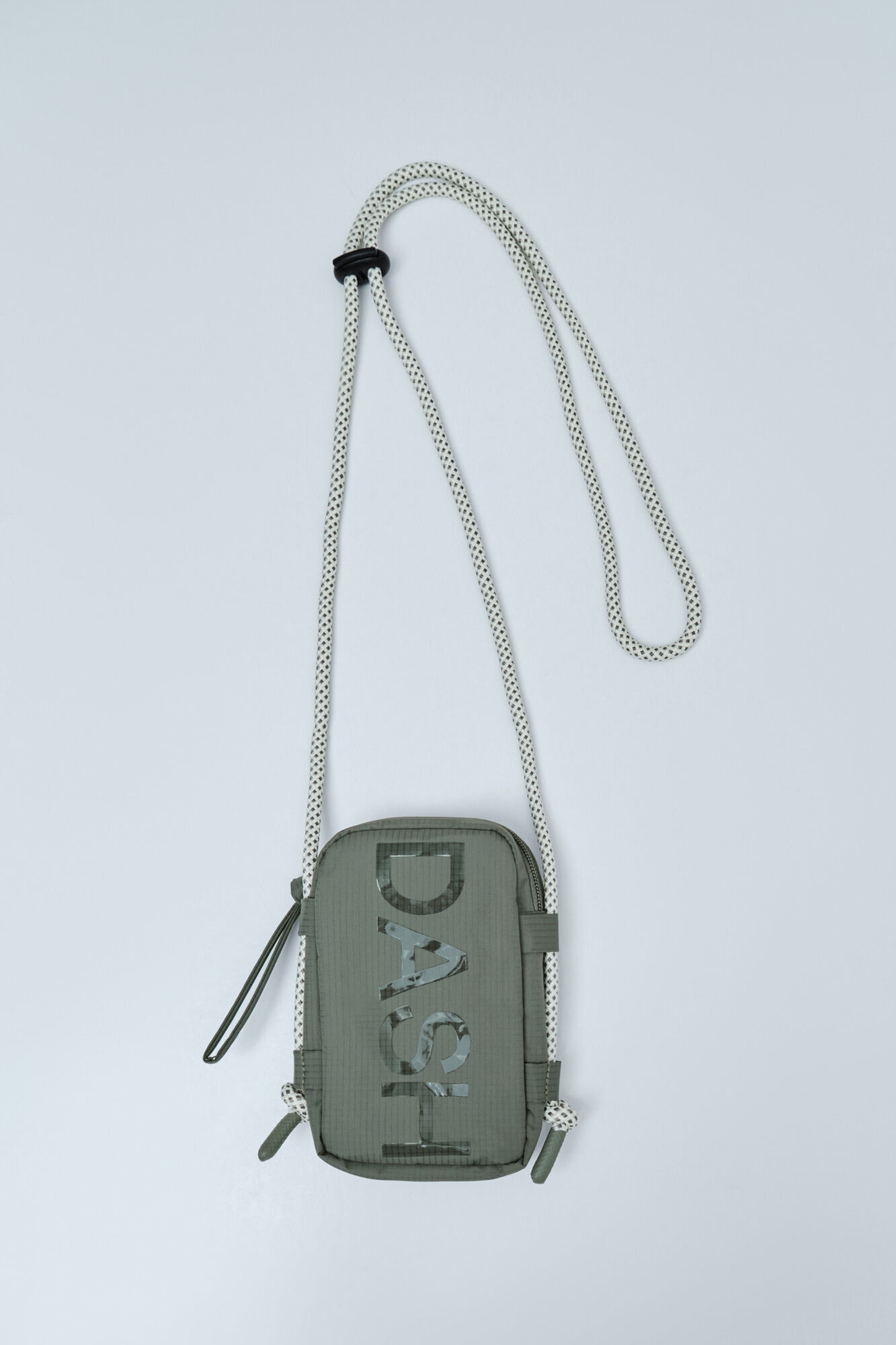 Dash and Stars Bolso peque&ntilde;o nylon laminado granate estampado