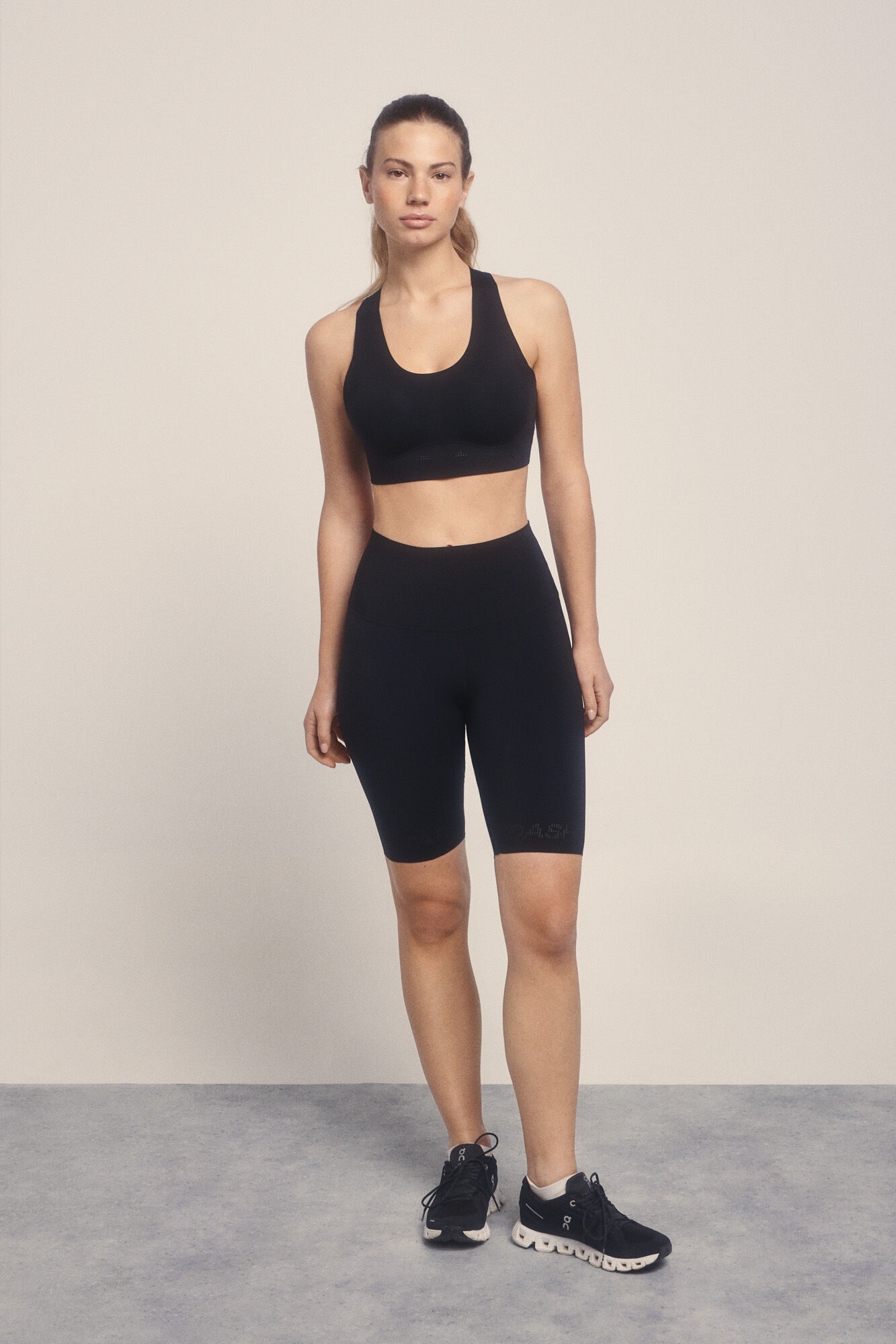 Dash and Stars Mallas ciclista COMPRESSIVE negras negro