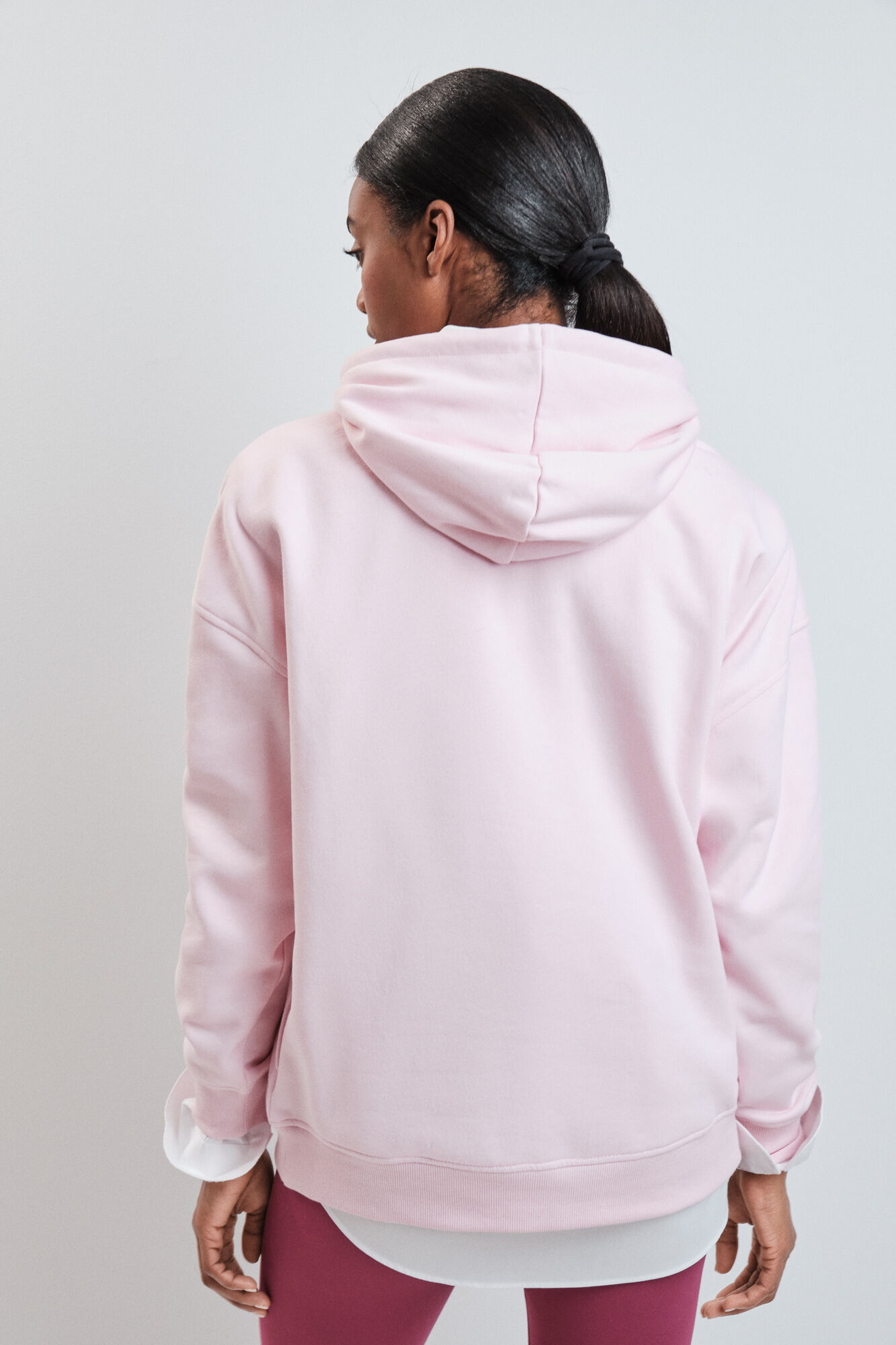 Dash and Stars Sudadera felpa algod&oacute;n rosa rosa