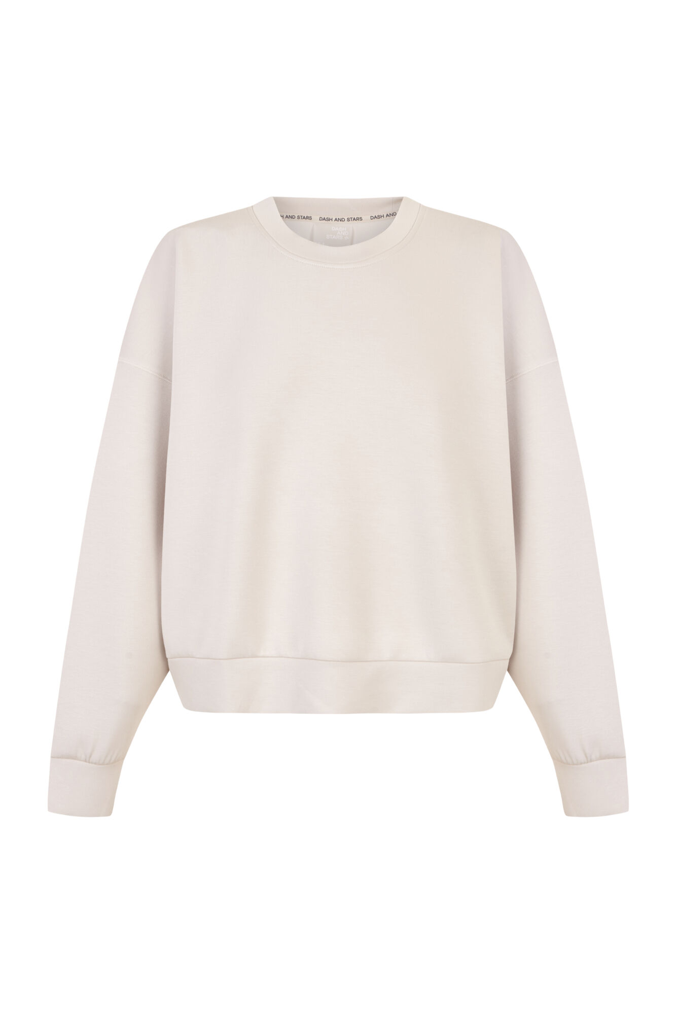Dash and Stars Sweatshirt college modal cinzento claro cinzento