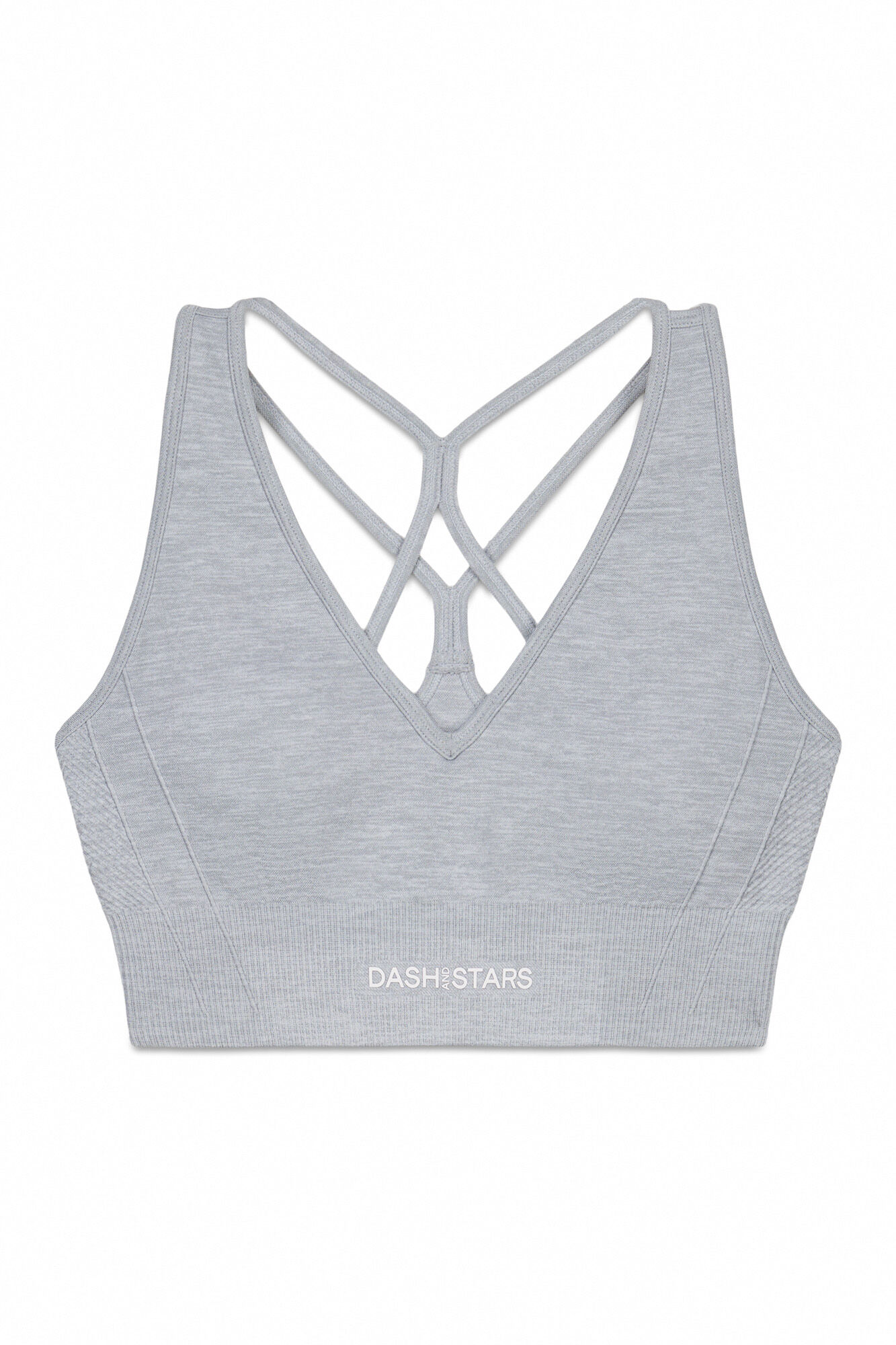 Dash and Stars Soutien desportivo SEAMLESS COMFORT cinza cinzento
