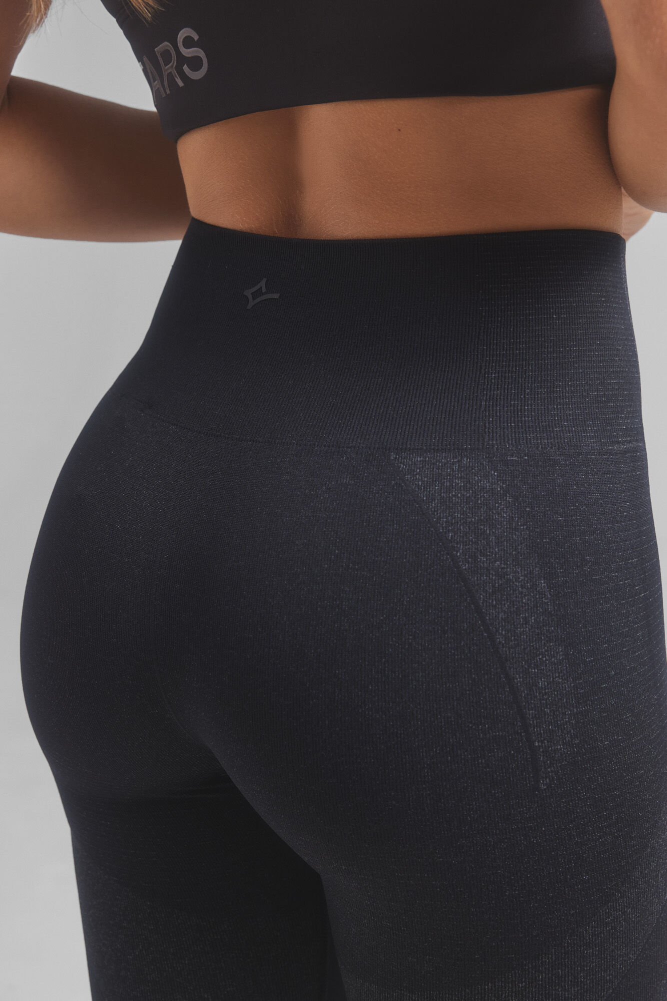 Dash and Stars Black Seamless Fit leggings black