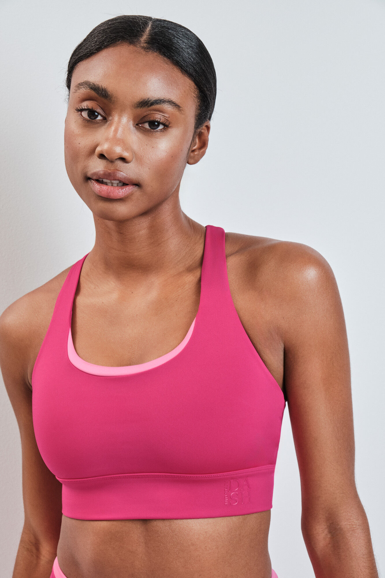 Dash and Stars Sujetador deportivo rosa 4D STRETCH rosa