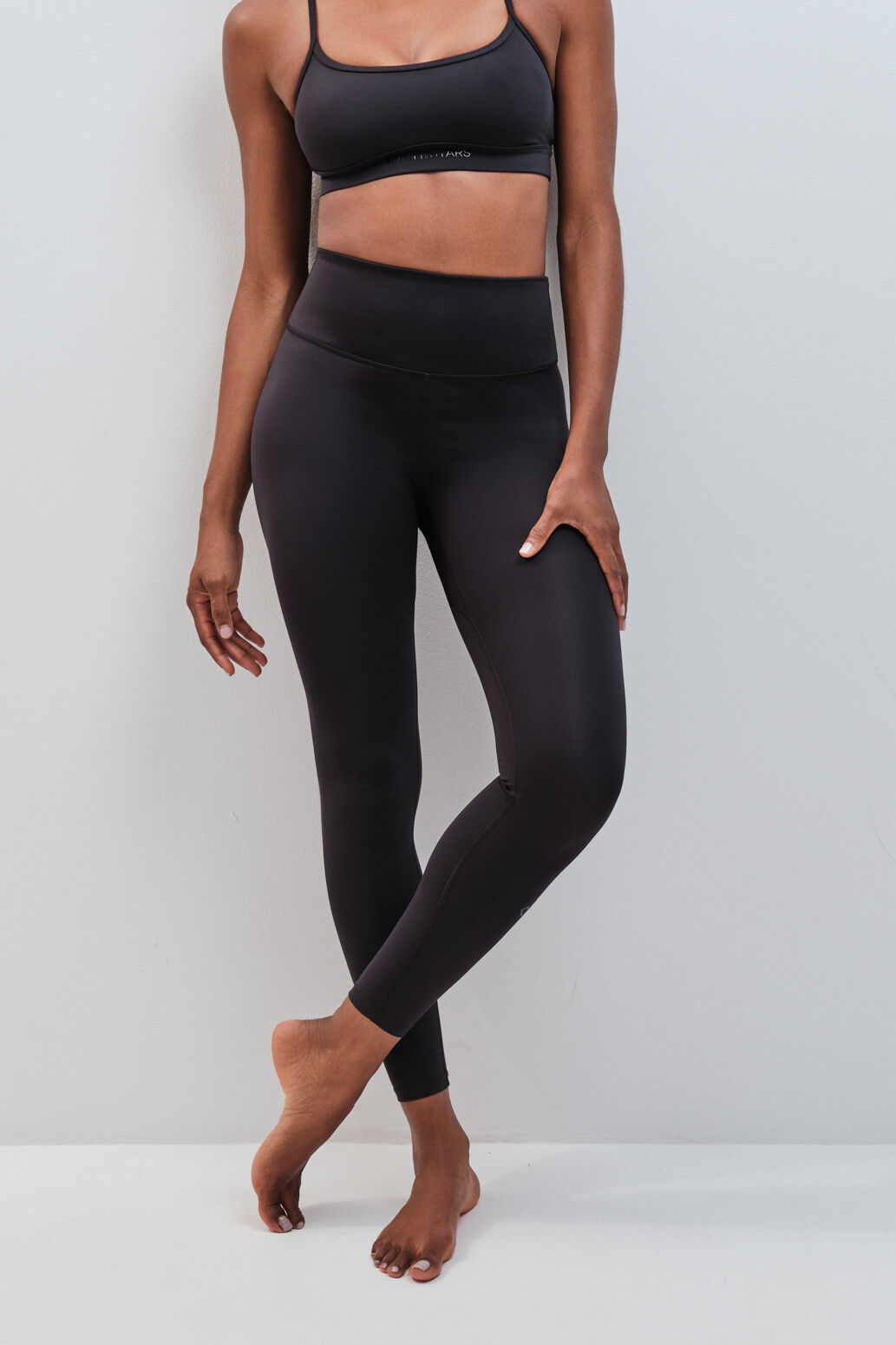 Dash and Stars Leggings largos 4D STRETCH negro