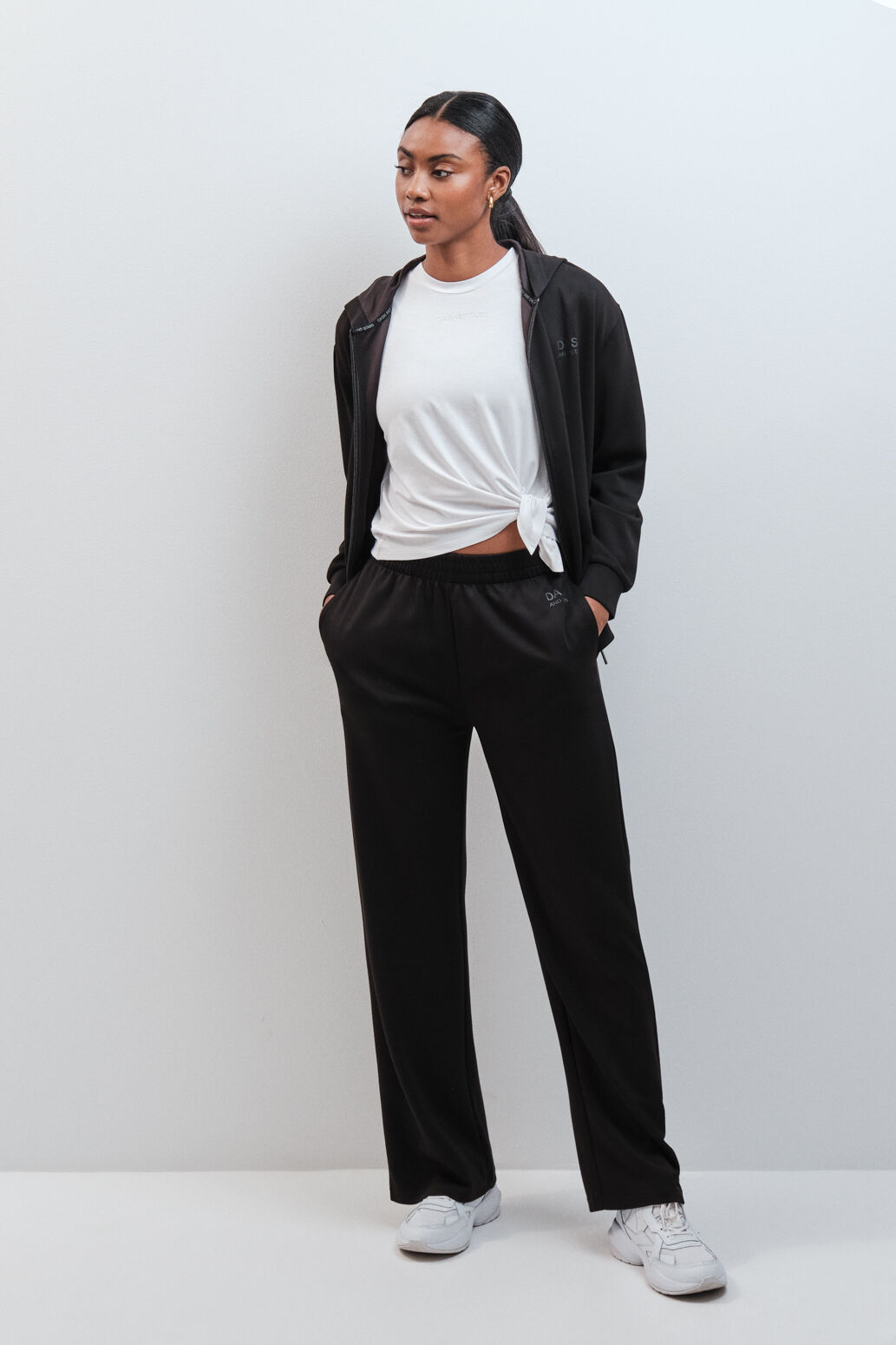 Dash and Stars Pantal&oacute;n largo tacto suave negro