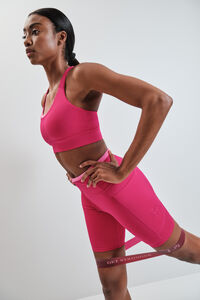 Dash and Stars Leggings ciclista rosa 4D STRETCH