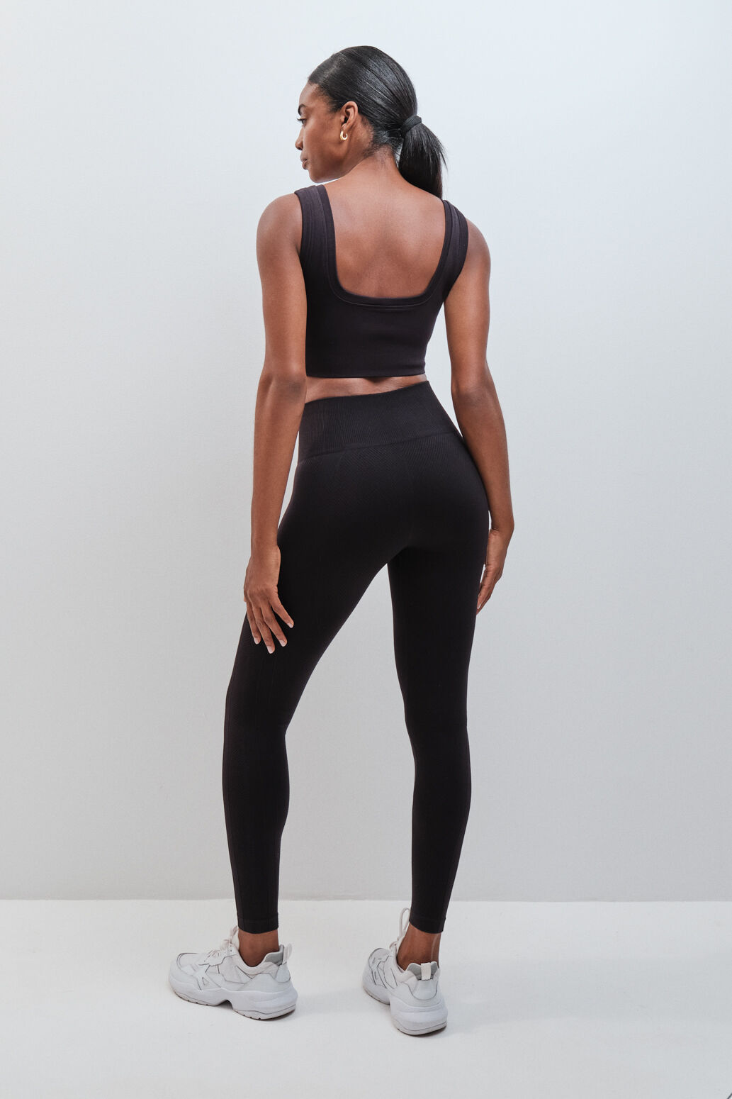Dash and Stars Leggings largos SEAMLESS COMFORT negro negro