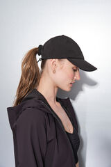 Dash and Stars Boné técnico ajustável com logo preto preto