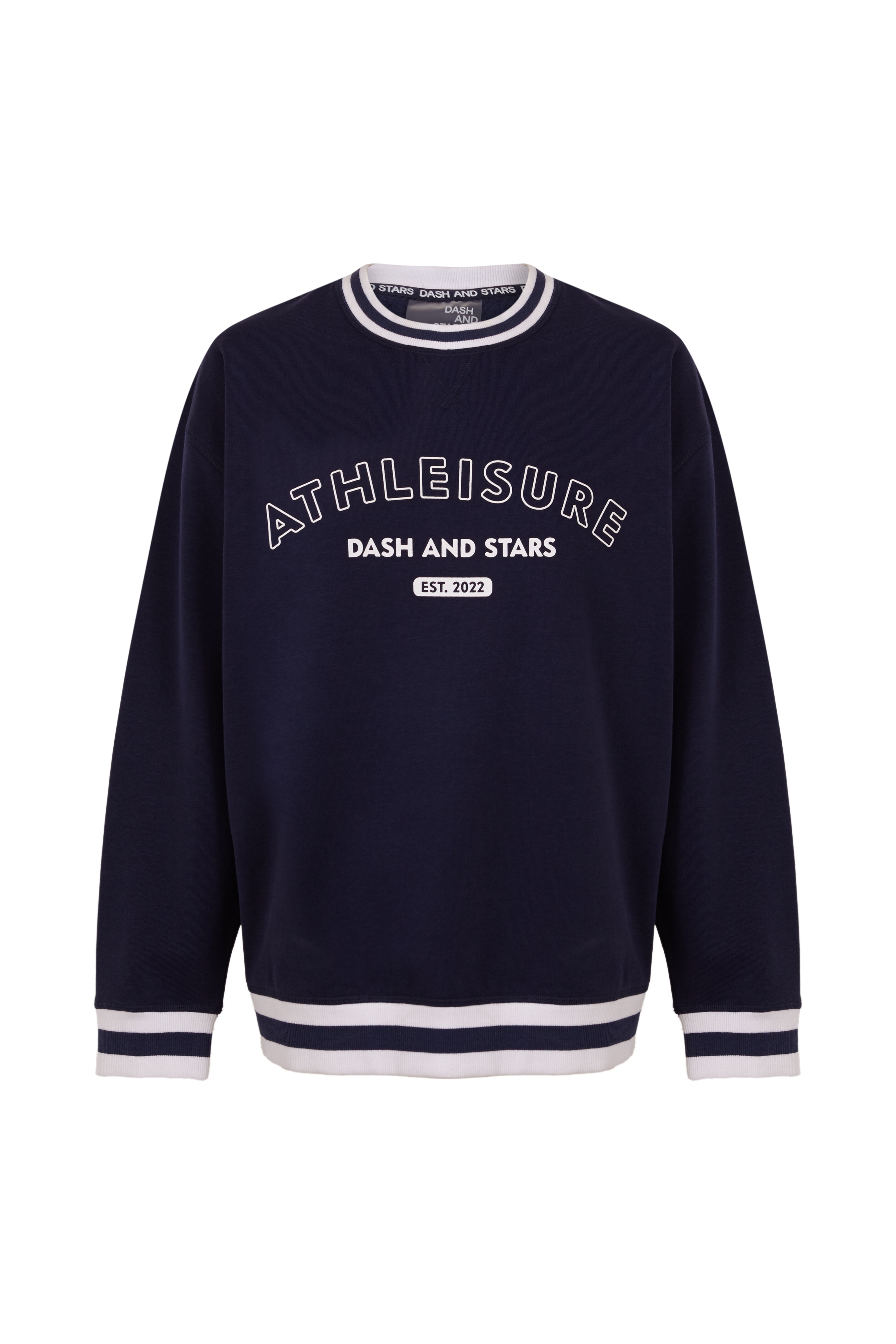 Dash and Stars Sudadera college felpa azul azul