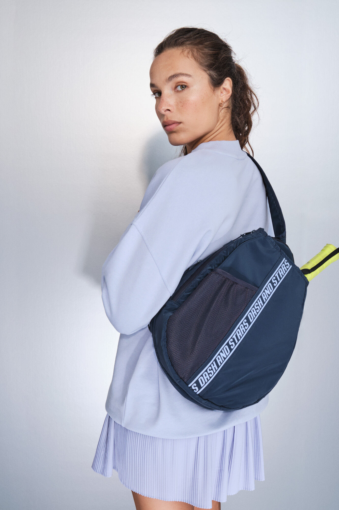 Dash and Stars Mochila de mochila azul met&aacute;lica