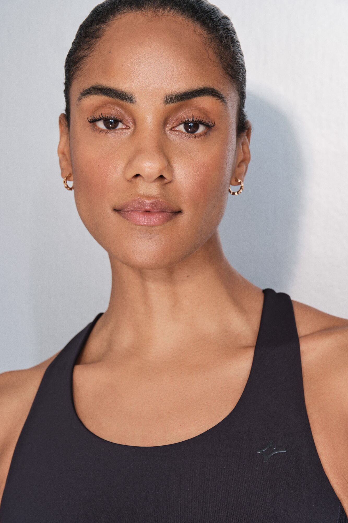 Dash and Stars Sujetador deportivo 4D Stretch negro negro