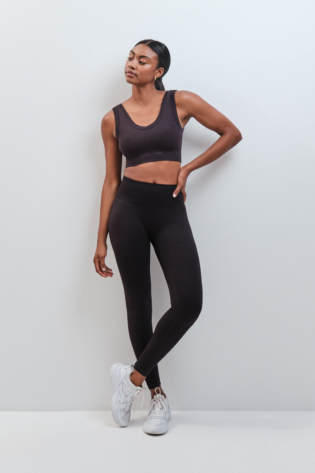 Dash and Stars Leggings largos SEAMLESS COMFORT negro negro