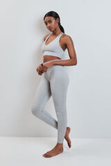 Dash and Stars Grey long leggings SEAMLESS COMFORT grey