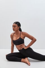 Dash and Stars Soutien desportivo 4D Stretch cinzento preto