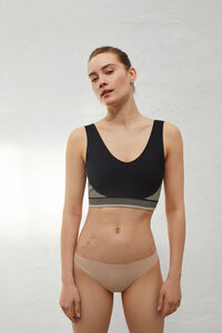 Dash and Stars Pacote com 2 calcinhas brasileiras nude cortadas a laser