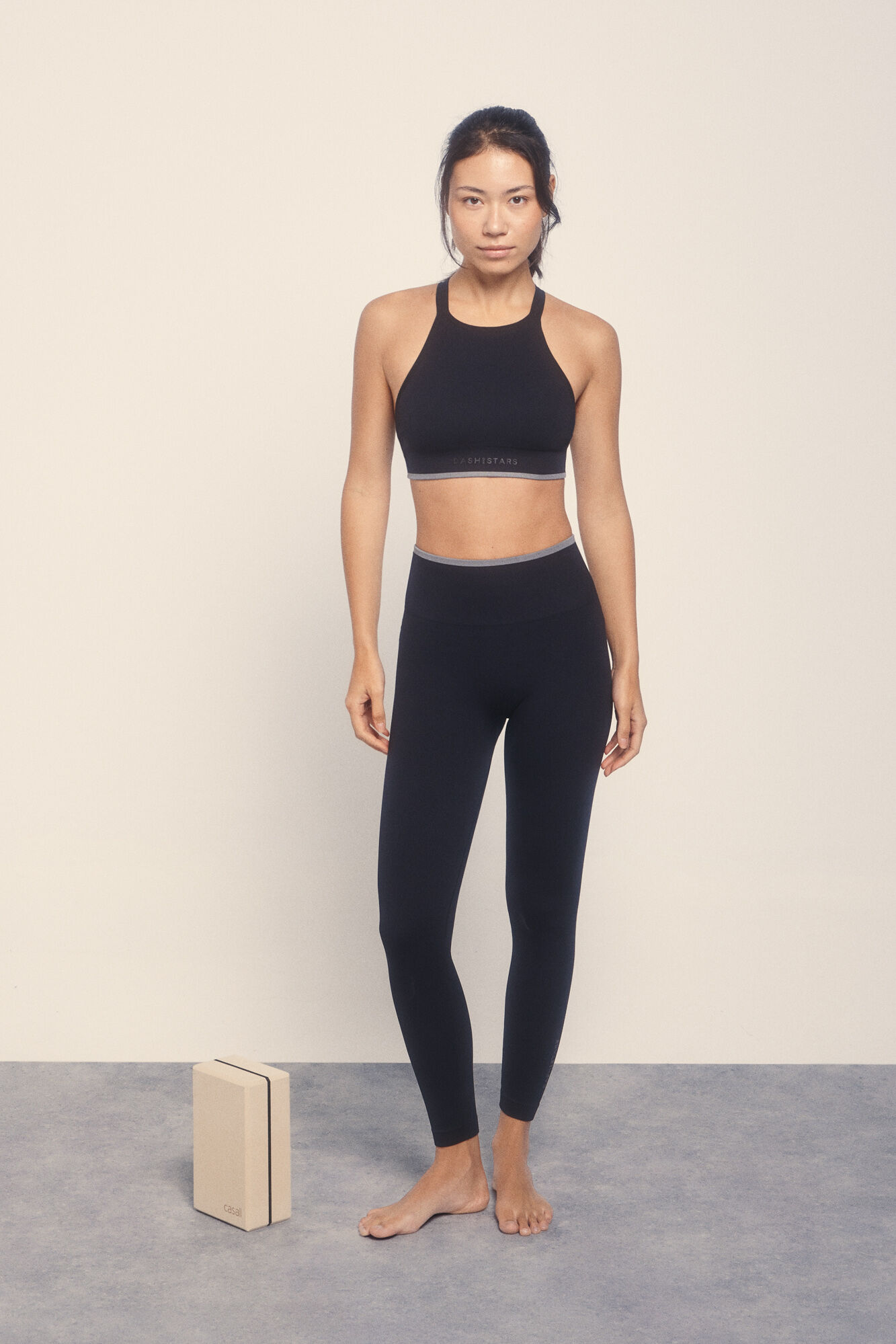 Dash and Stars Leggings SEAMLESS COMFORT negro negro