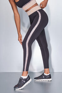 Dash and Stars Leggings 4D STRETCH negro animal print