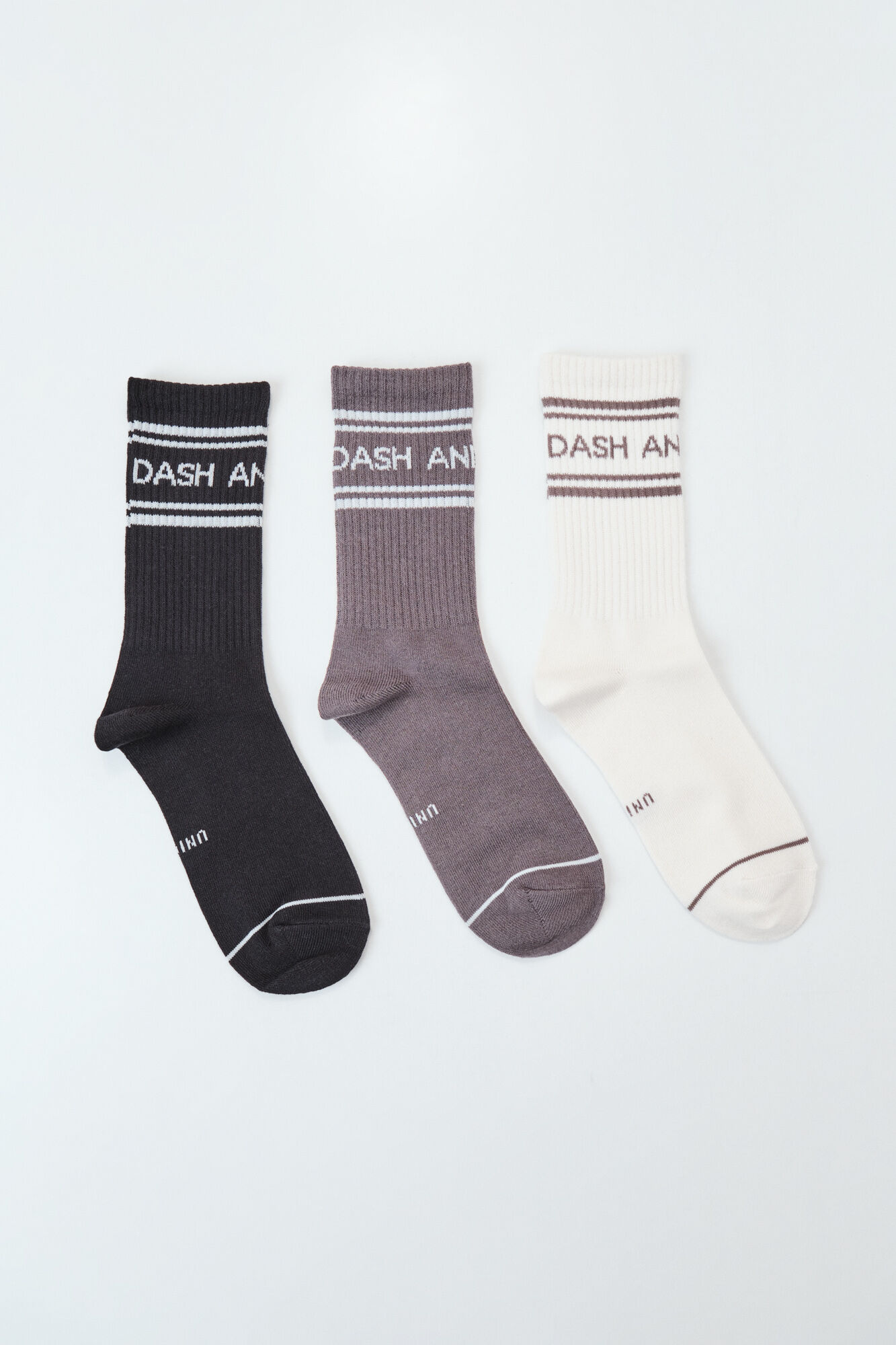 Dash and Stars Pack 3 calcetines medios algod&oacute;n