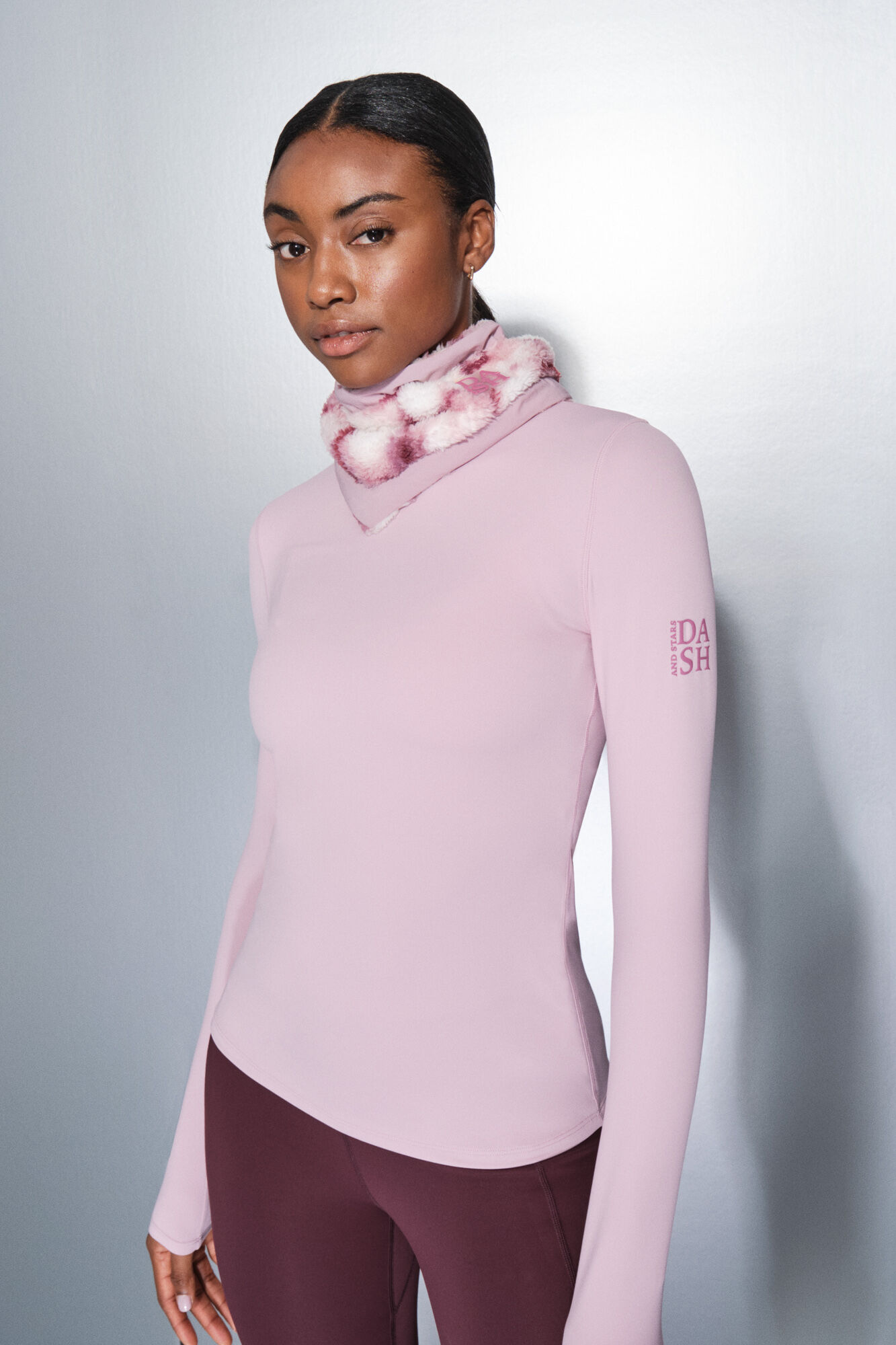 Dash and Stars Bandana polar rosa chicle