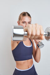 Dash and Stars Sujetador deportivo gris 4D STRETCH gris