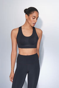 Dash and Stars Sujetador deportivo COMPRESSIVE negro