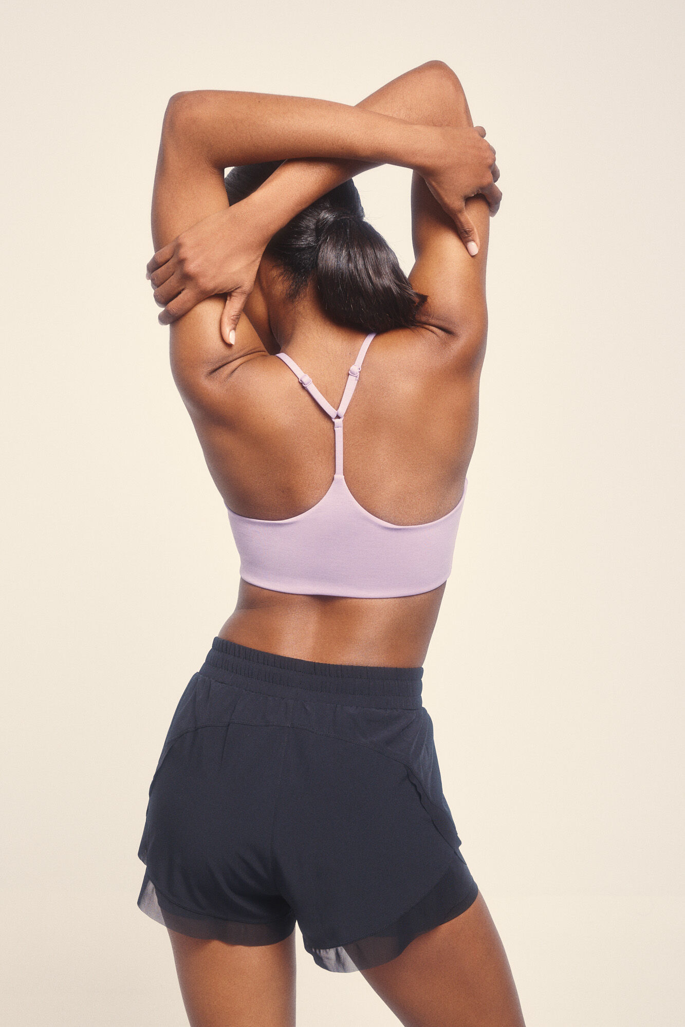 Dash and Stars Ultra light black mesh short black