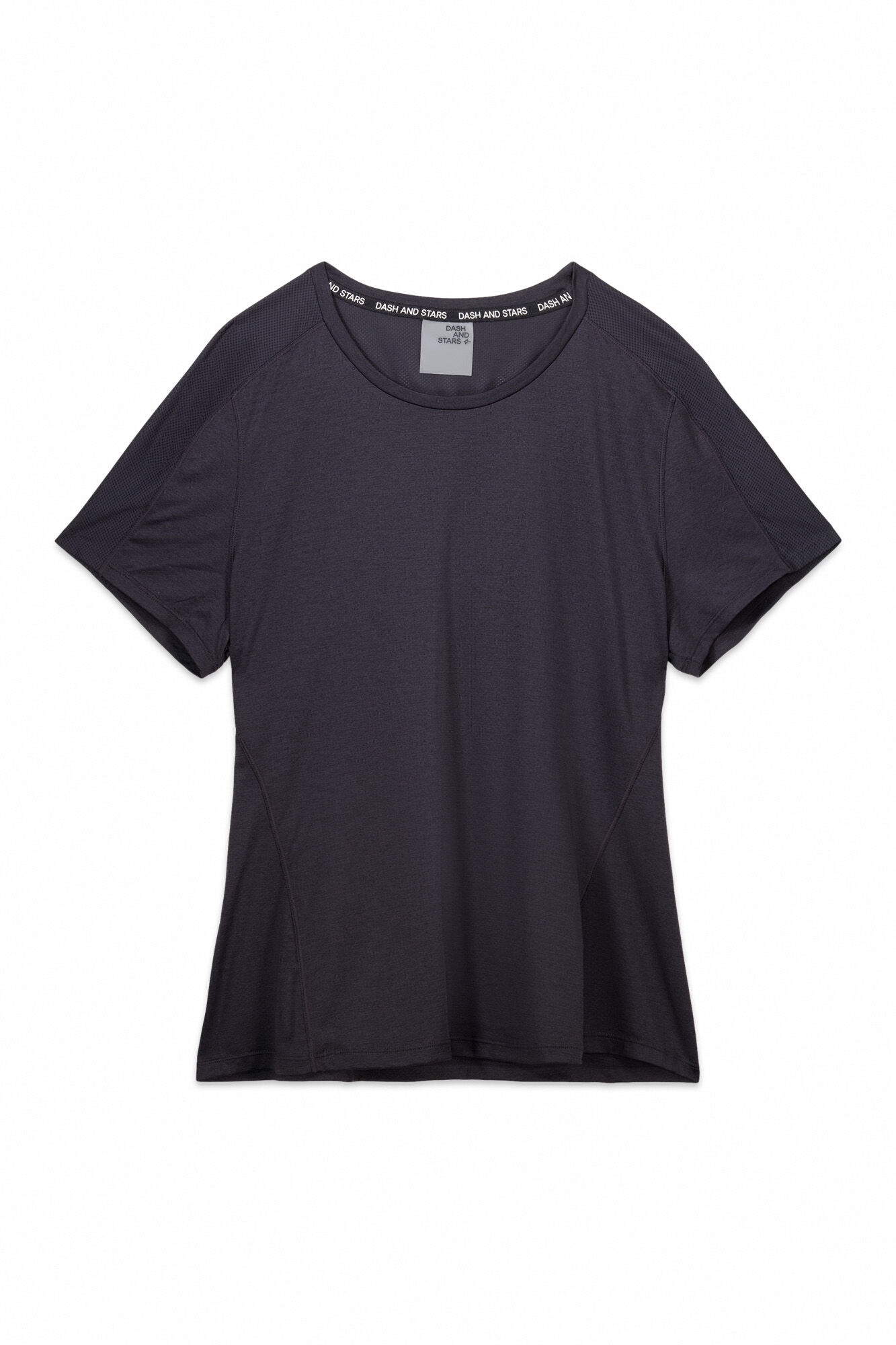 Dash and Stars Camiseta negra ultraligera  negro