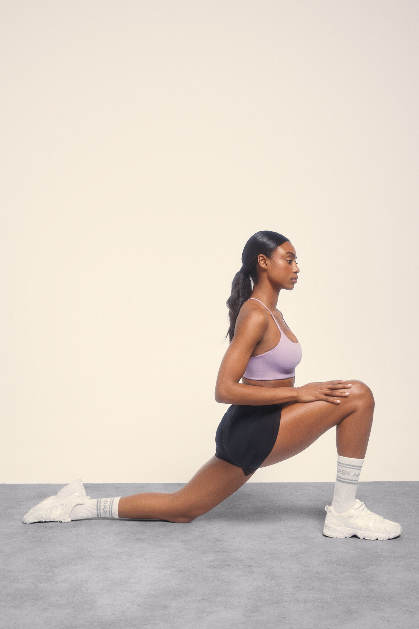 Dash and Stars Short ultra ligero malla negro