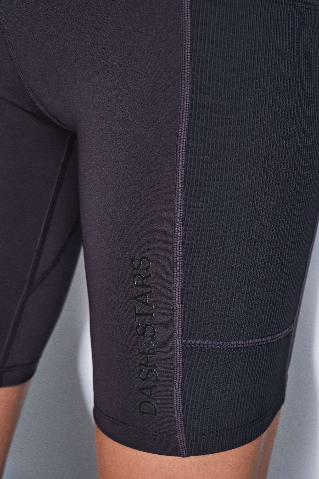 Dash and Stars Leggings 4D STRETCH ciclista negro negro