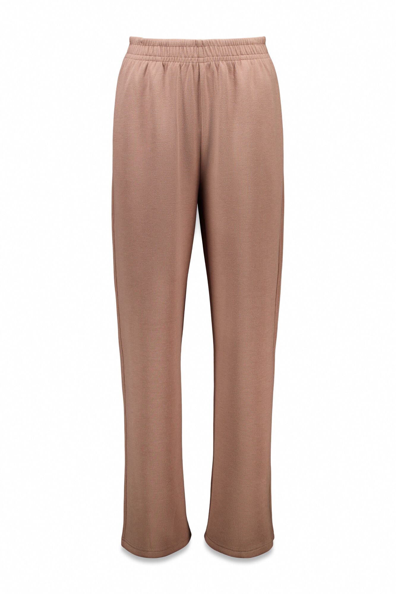 Dash and Stars Pantal&oacute;n recto ancho canal&eacute; marr&oacute;n nude