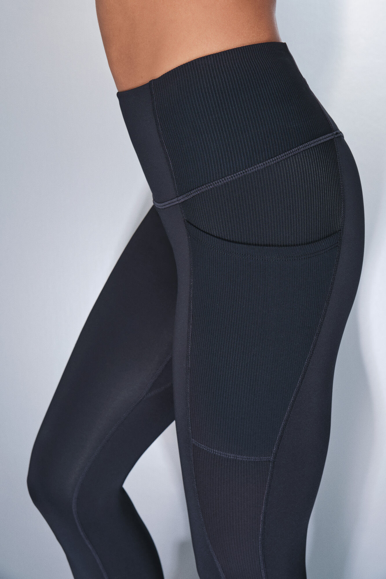Dash and Stars Legging curta preta 4D STRETCH preto