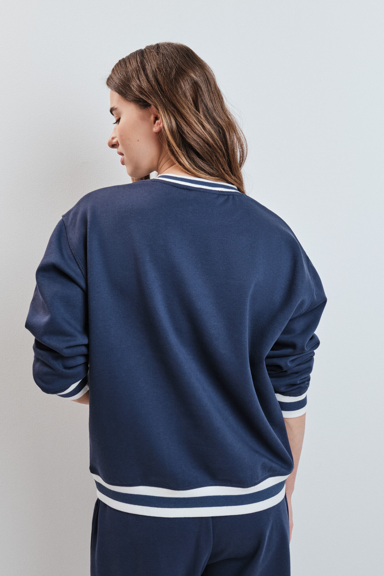 Dash and Stars Sudadera college felpa azul azul