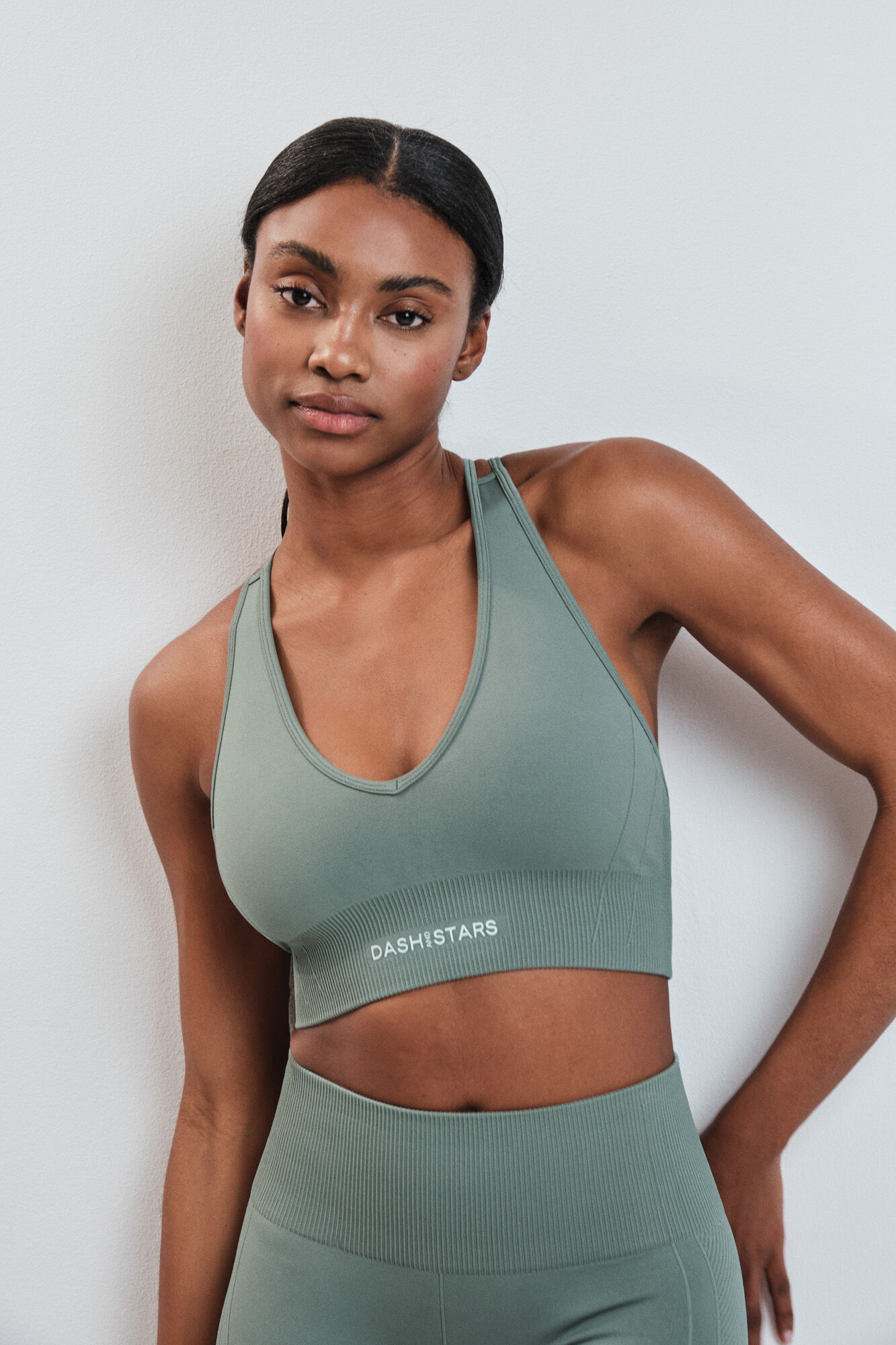 Dash and Stars Soutien desportivo SEAMLESS COMFORT verde