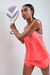 Dash and Stars Camiseta sin mangas halter roja rojo