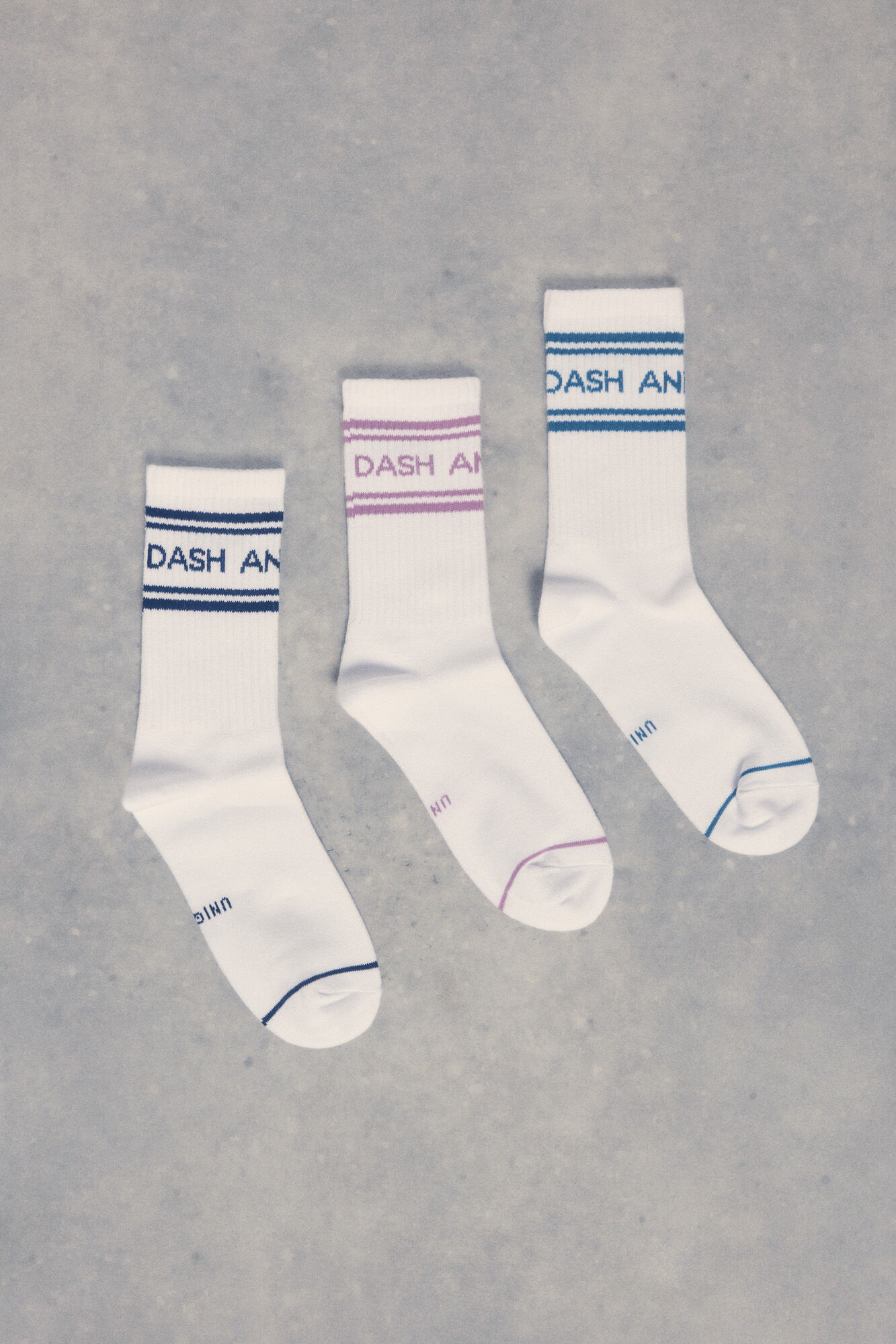 Dash and Stars Pack 3 calcetines t&eacute;cnicos estampado