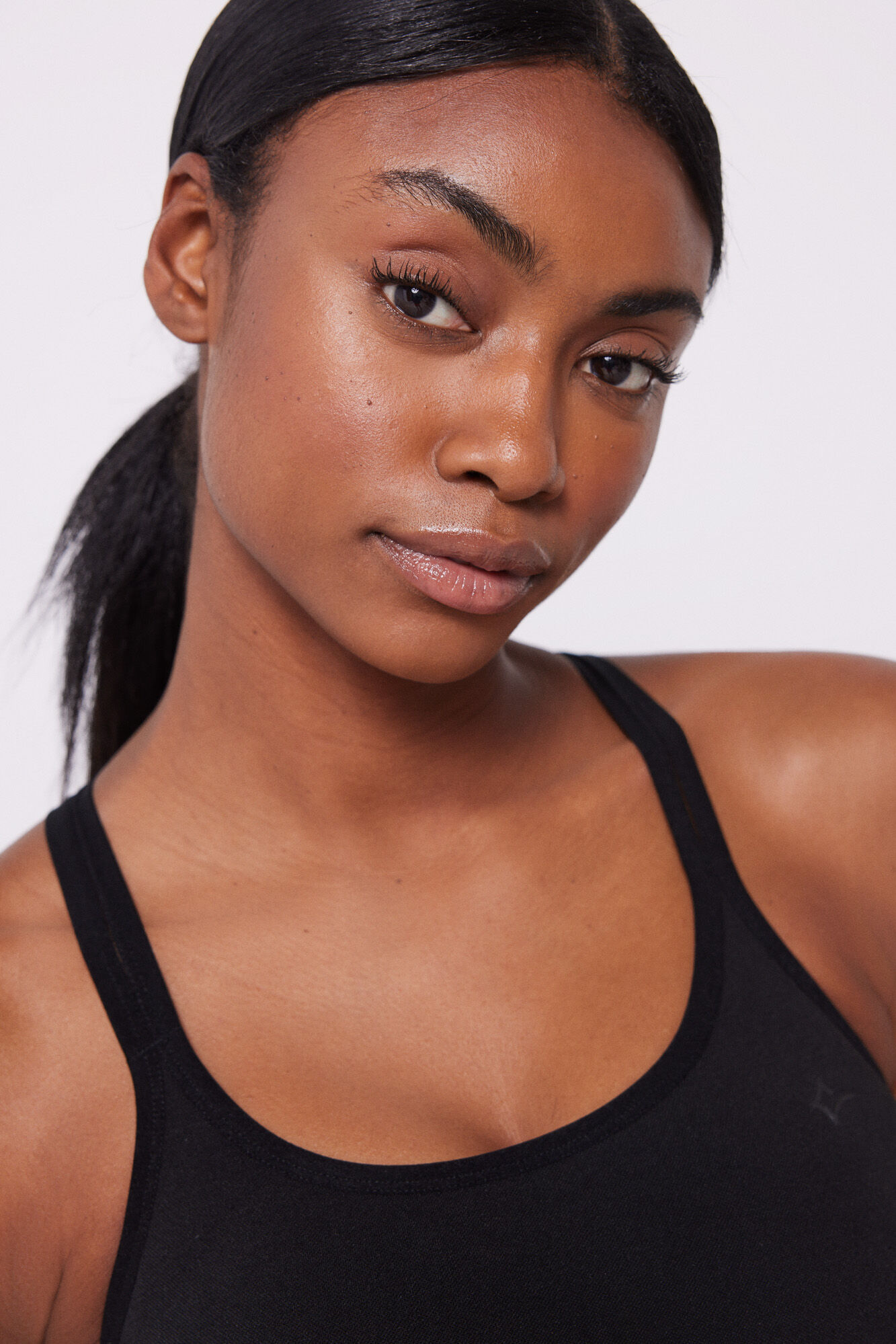 Dash and Stars Black Seamless Comfort sports bra black