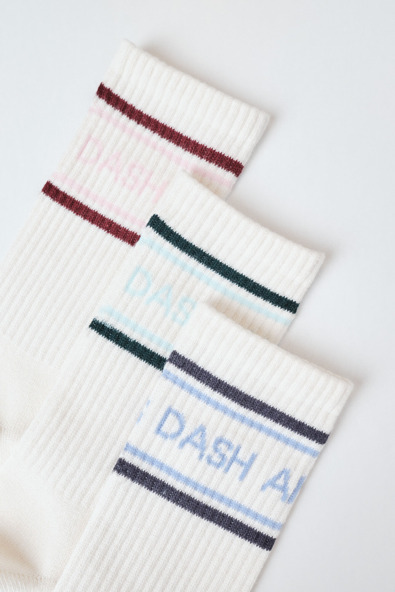 Dash and Stars Pack 3 calcetines largos algod&oacute;n logo