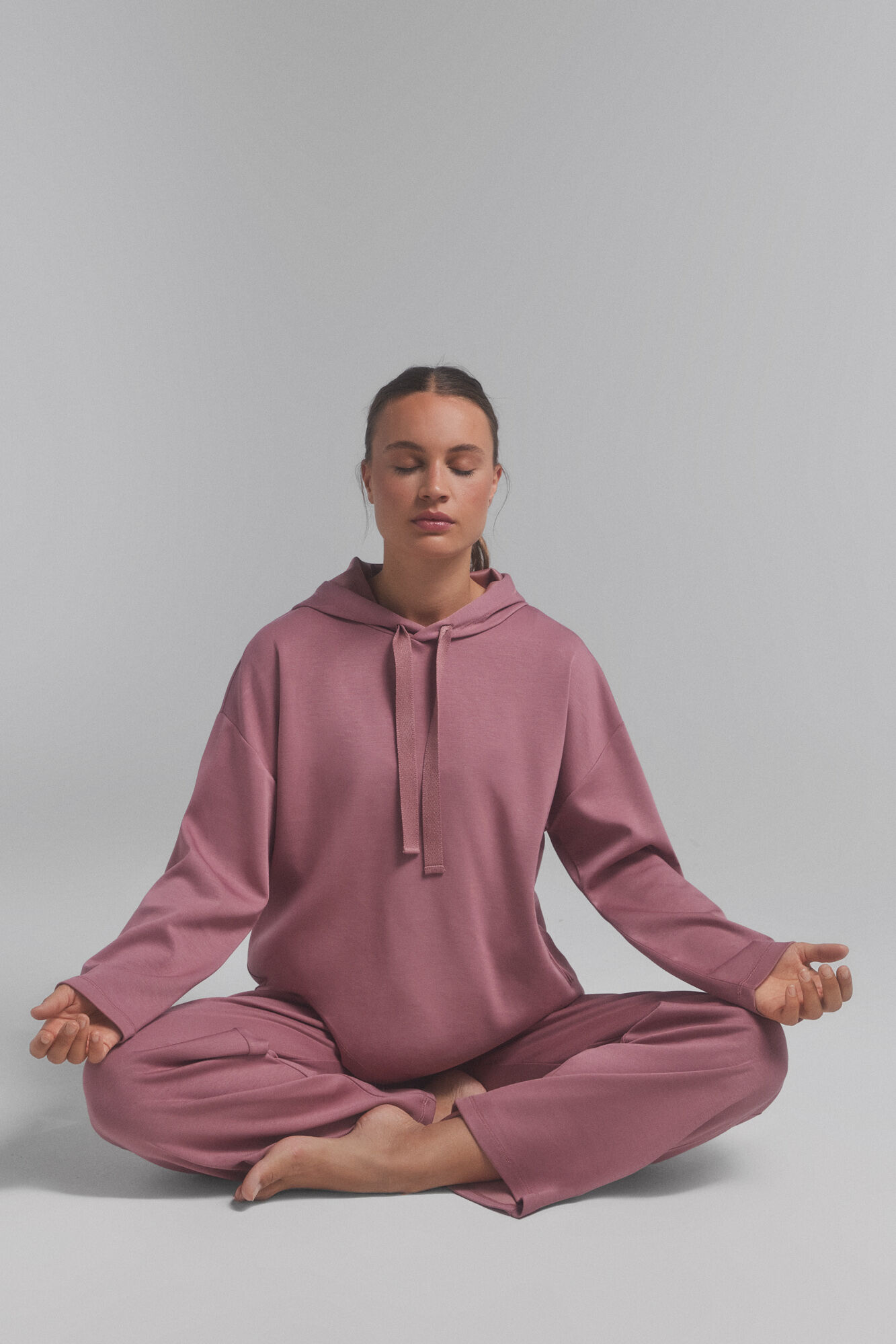 Dash and Stars Sudadera capucha suave rosa